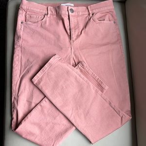 Women’s Size 30/10 Skinny Crop Jeans in Coral